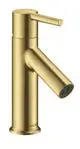 AXOR-HG-AXOR-Starck-Einhebel-Waschtischmischer-80-mit-Hebelgriff-fuer-Handwaschbecken-mit-Zugstangen-Ablaufgarnitur-Brushed-Brass-10102950 gallery number 1